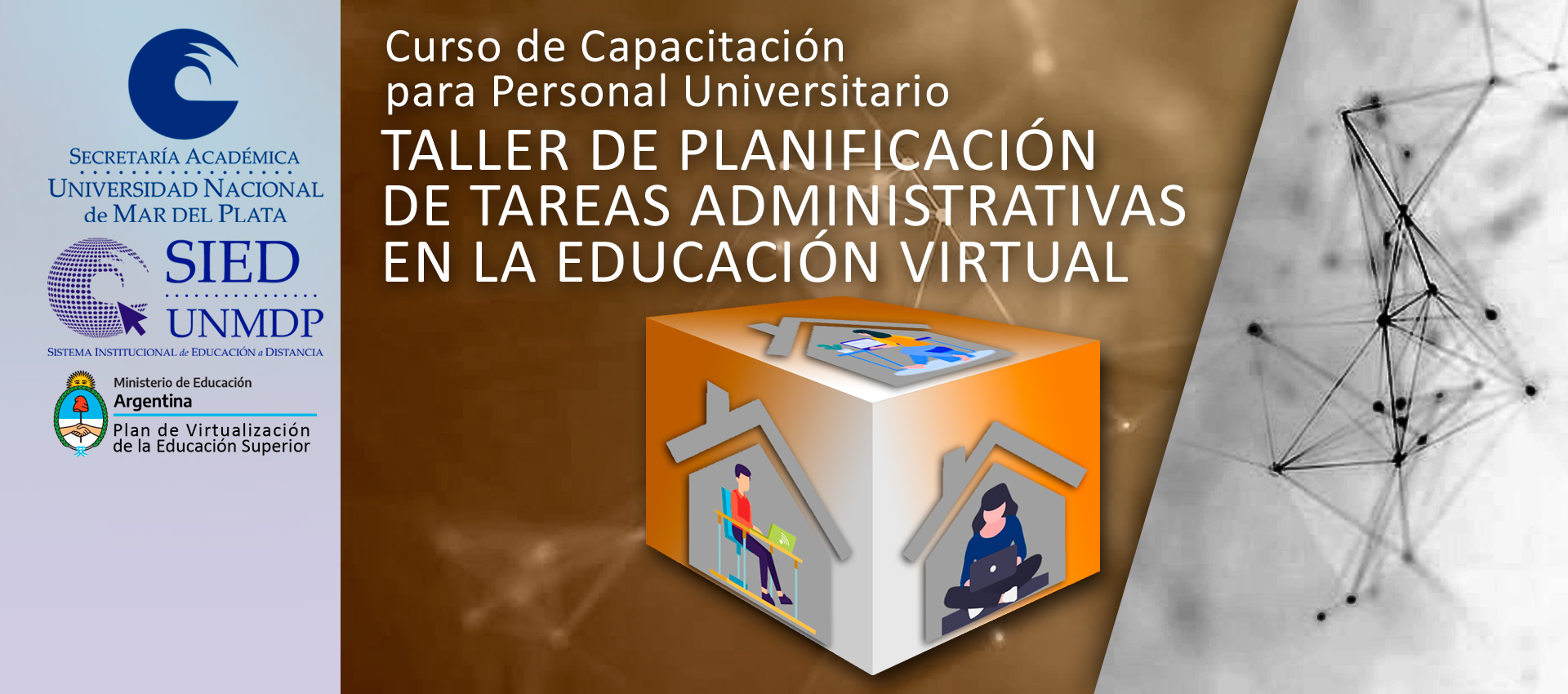Imagen de portada del Taller de planificación de tareas administrativas en la educación virtual para personal universitario